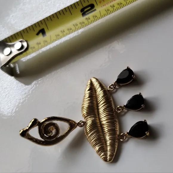 Vintage Style, drop earrings. - Picture 4 of 5